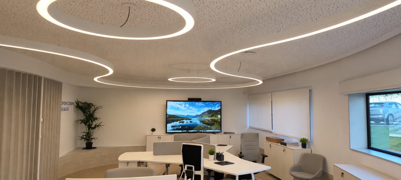 Instalación audiovisual del IGAPE